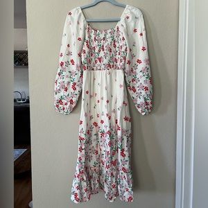 Floral Long Sleeve Dress